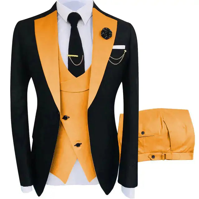 Fit Tuxedo 3 Piece Set GLR SHOPPING