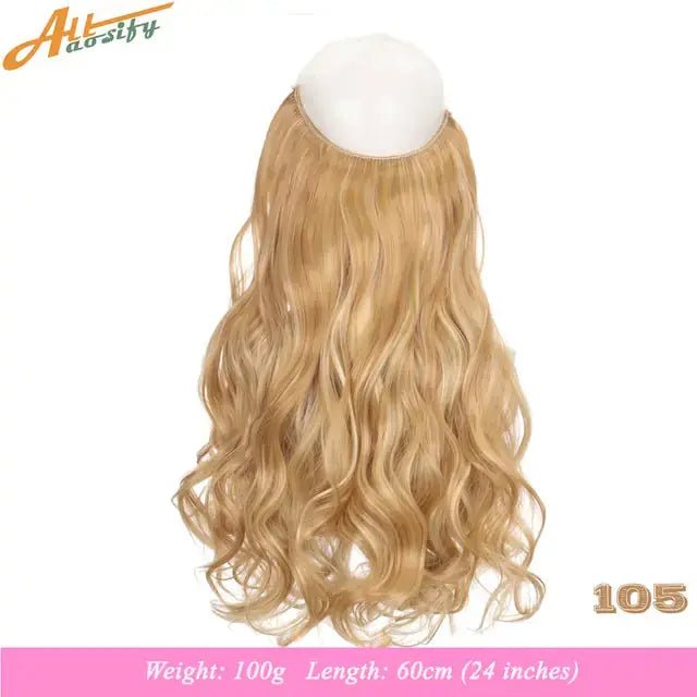 Synthetic No Clip Artificial Hair GLR SHOPPING