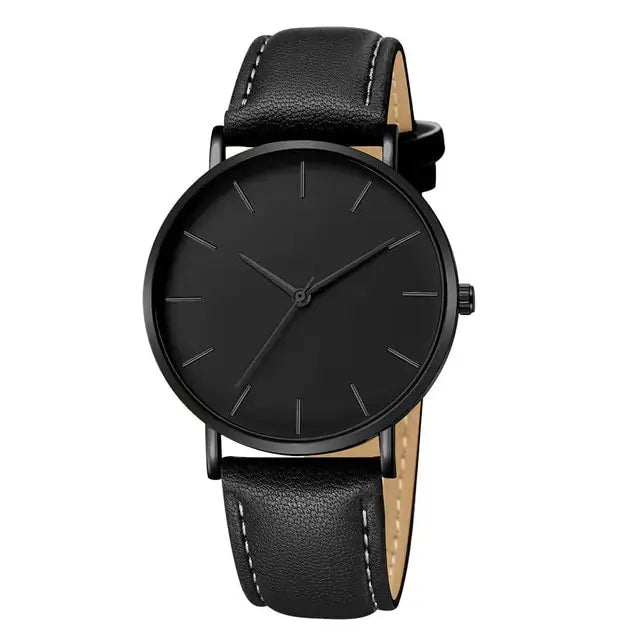 Simple Leather Men's Luxury Watches GLR SHOPPING