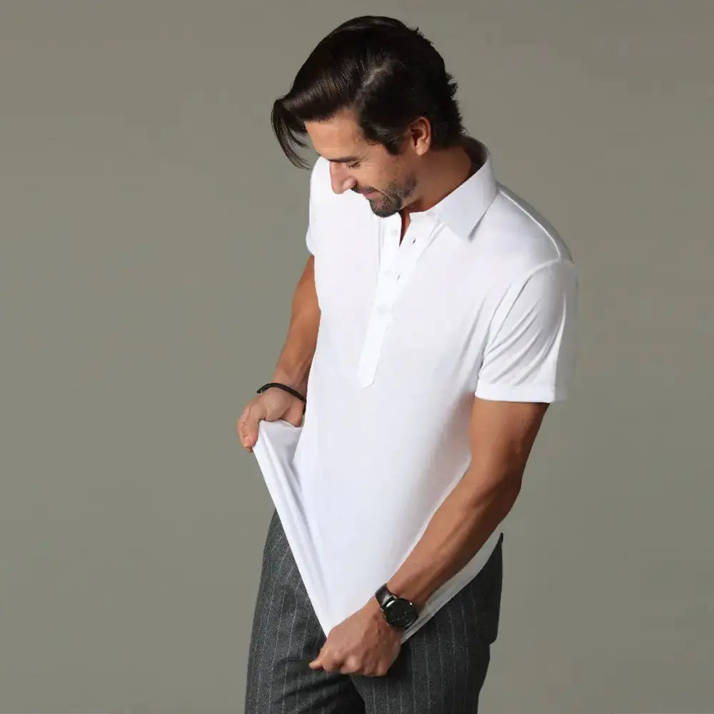 Semi-Spread Collar Polo GLR SHOPPING