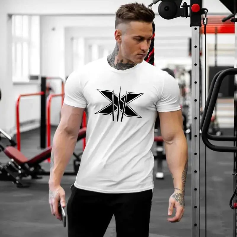 Camisetas com Gráficos de Musculação GLR SHOPPING