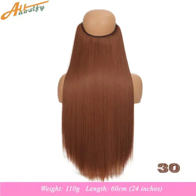 Synthetic No Clip Artificial Hair GLR SHOPPING