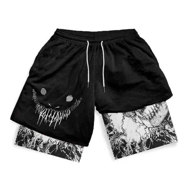 2 in-1 Compression Shorts for Men - GLR SHOPPING