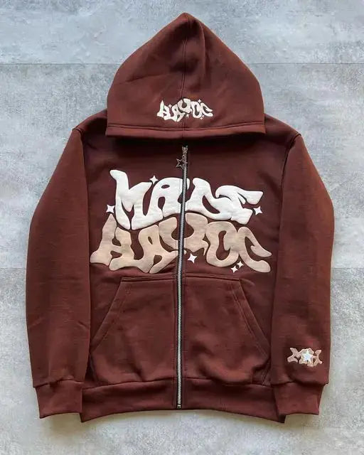 Y2K Hoodie Hip Hop Letter Print Oversized GLR SHOPPING