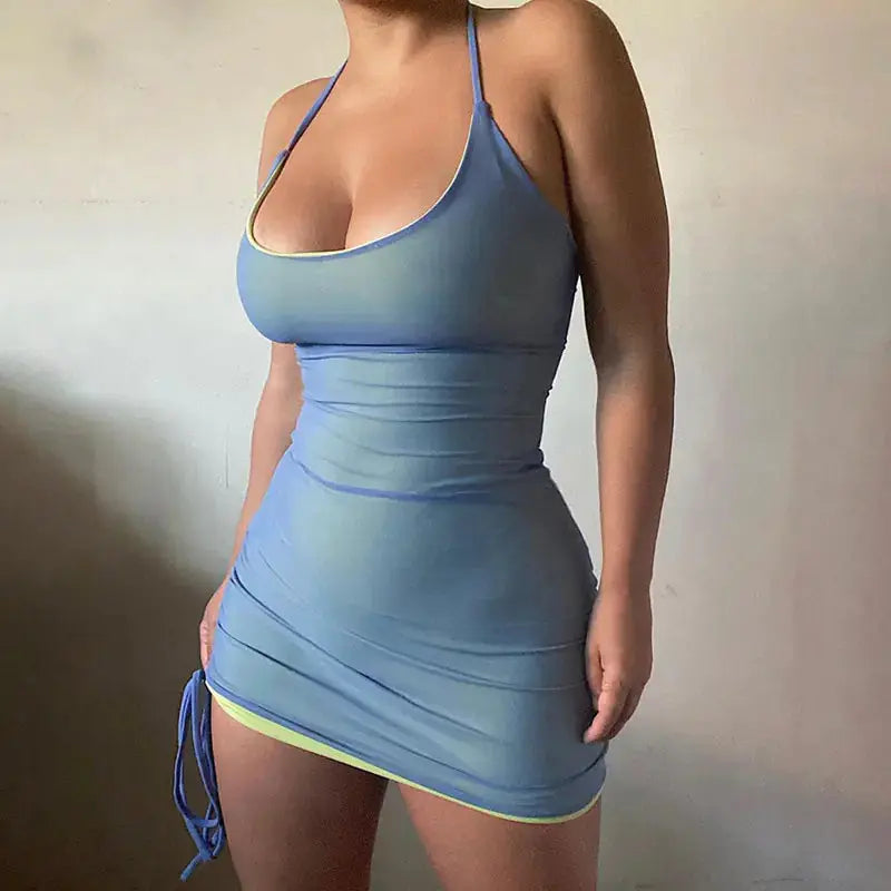 Sling Sleeveless Halter Party Dress GLR SHOPPING