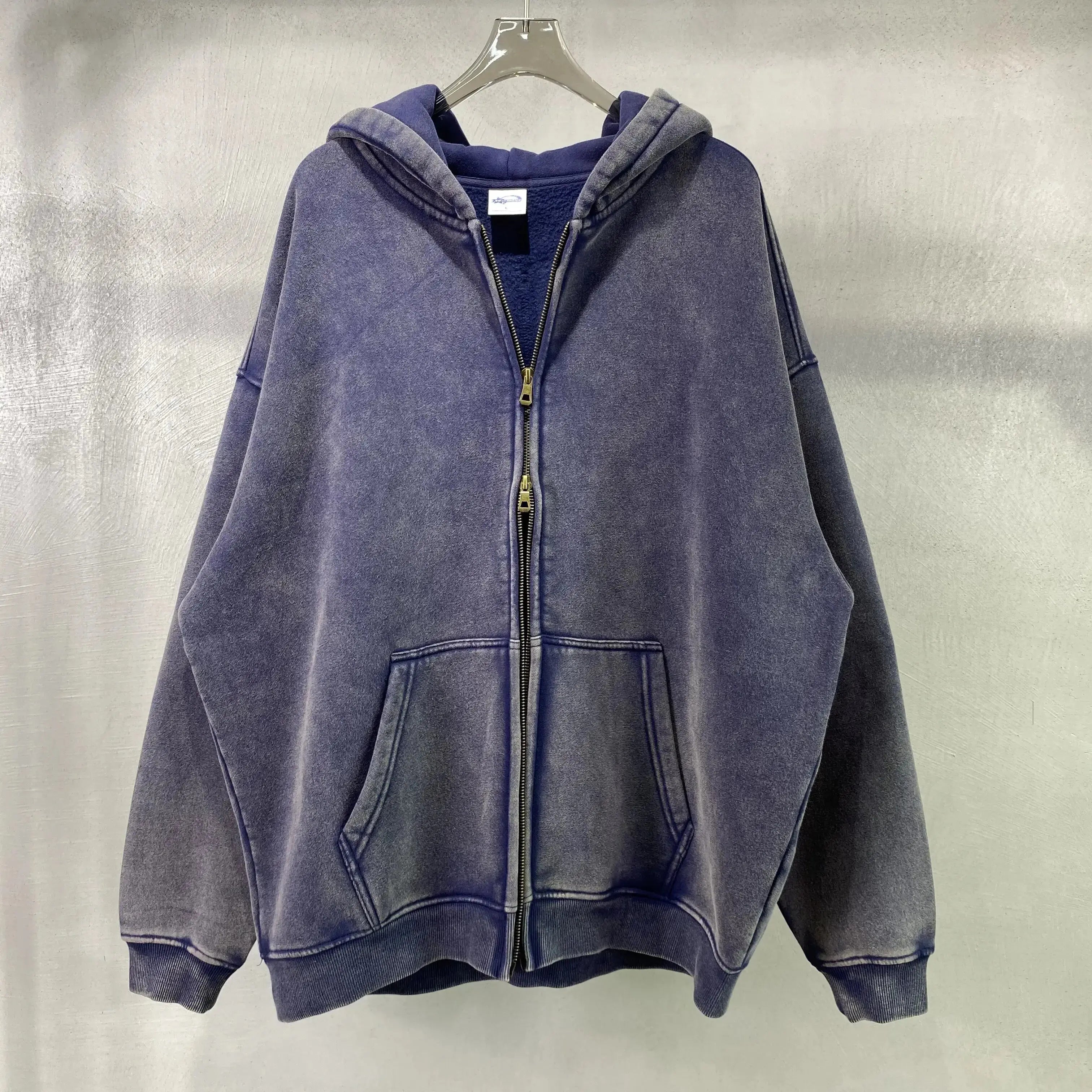 Fleece Zippered Batik Hoodies GLR SHOPPING