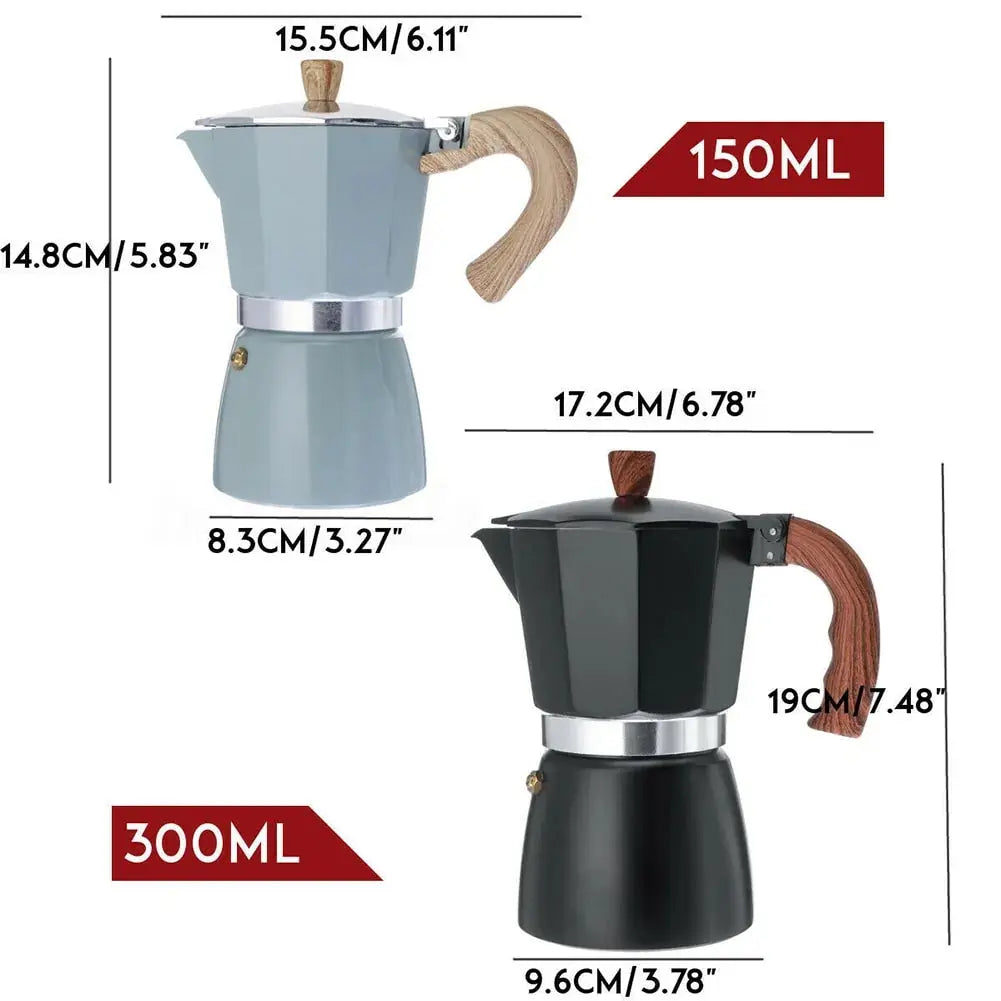 Portable Octagonal Espresso Coffee Maker GLR SHOPPING