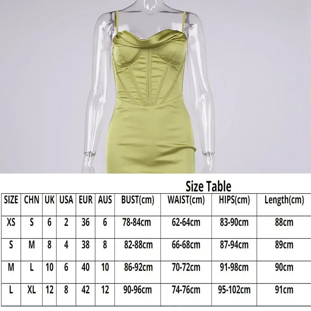 Satin Summer Dress GLR SHOPPING