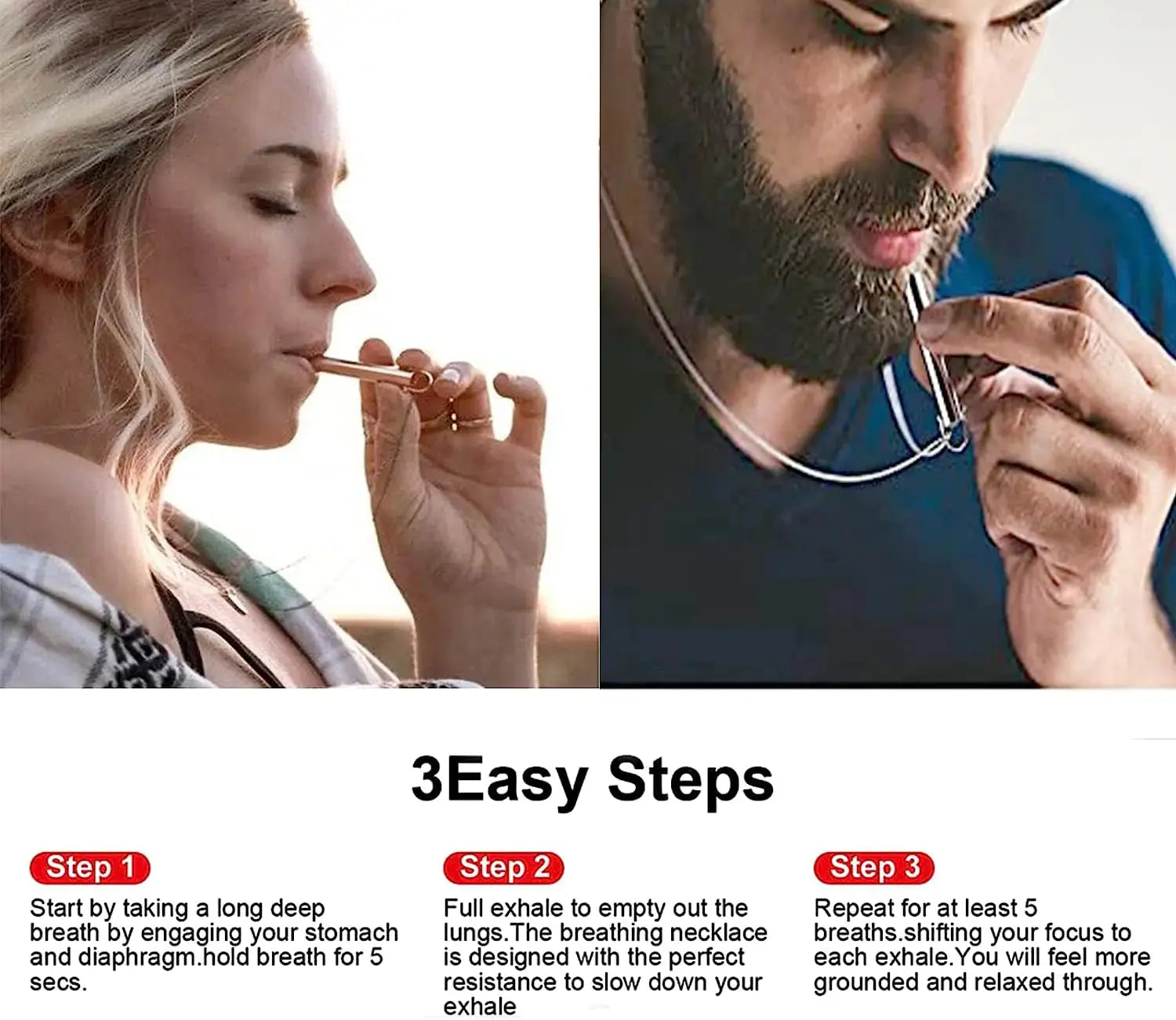 Mindfulness Breathing Necklace GLR SHOPPING