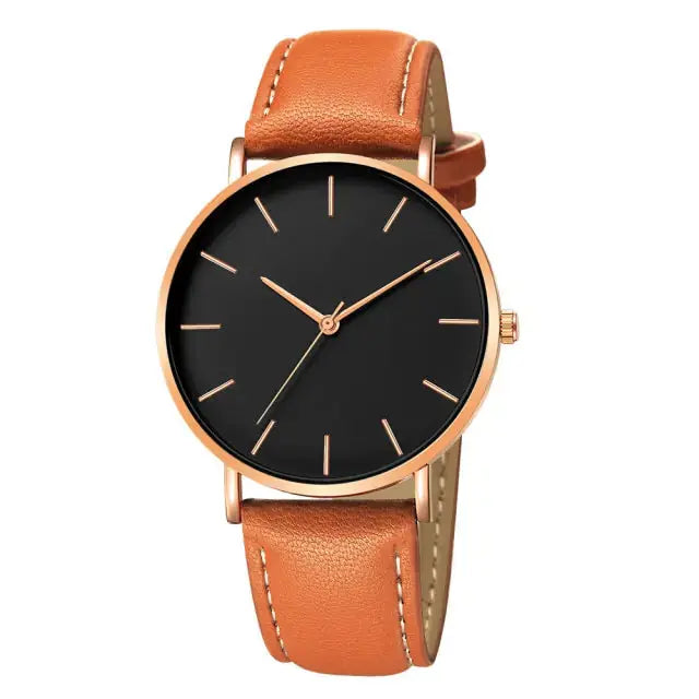 Simple Leather Men's Luxury Watches GLR SHOPPING