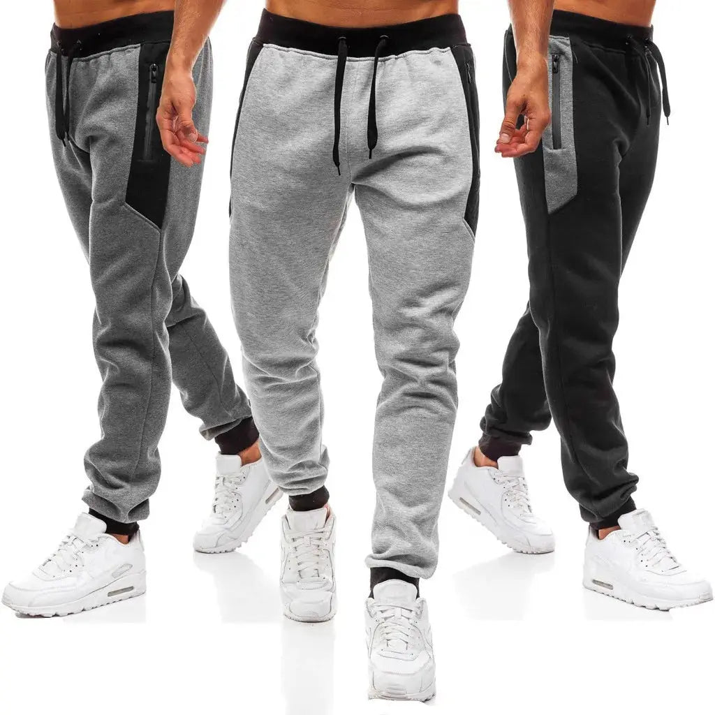Men's Casual Twill Cotton Trousers: Gray, Long Ankle, Super Elastic GLR SHOPPING