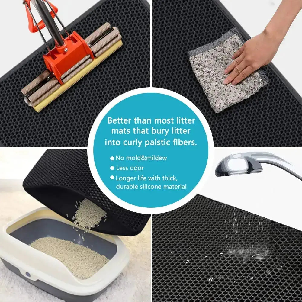 Double Layer Cat Litter Mat GLR SHOPPING