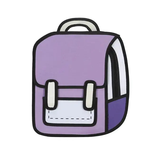 Fashion Unisex Cute Comic Bookbag GLR SHOPPING