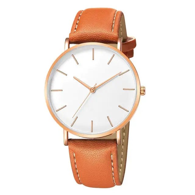Simple Leather Men's Luxury Watches GLR SHOPPING