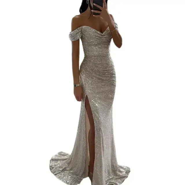 Sequined Elegant Dress GLR SHOPPING