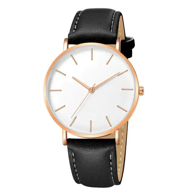 Simple Leather Men's Luxury Watches GLR SHOPPING