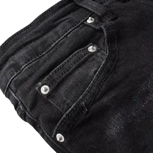 Black Bandanna Ripped Jeans GLR SHOPPING