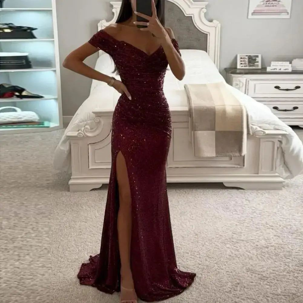 Sequined Elegant Dress GLR SHOPPING