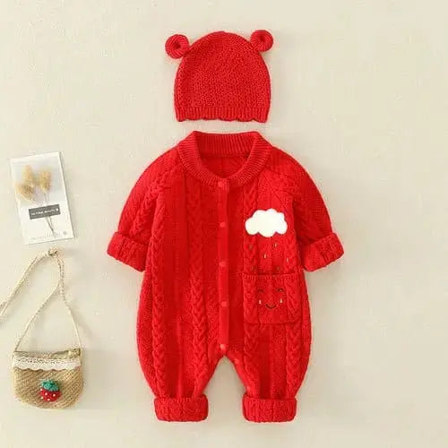 CharmBaby Knit Romper GLR SHOPPING