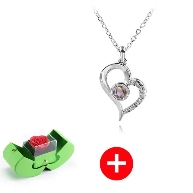 Eternal Flower Apple Jewelry Box GLR SHOPPING