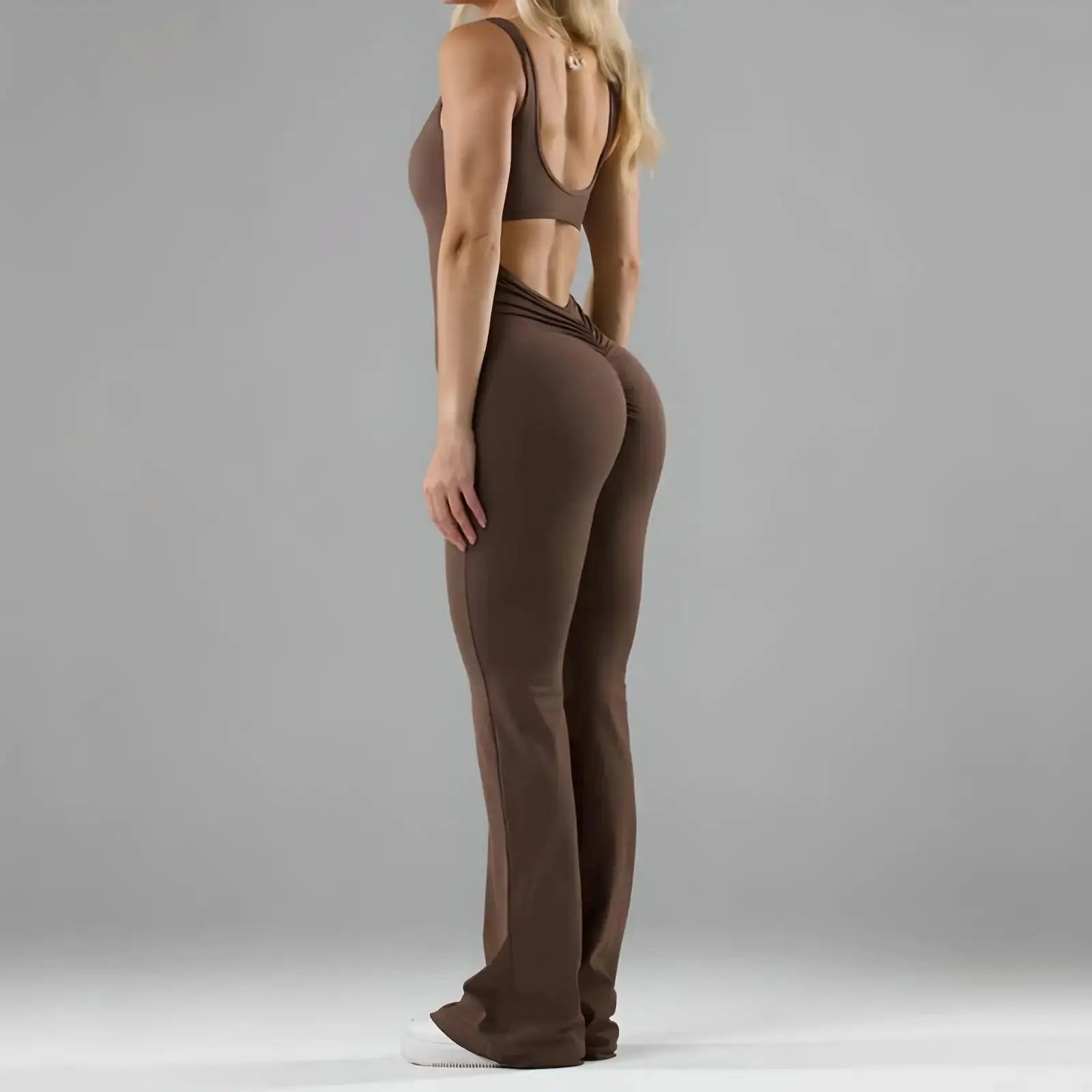 McLens- Flared Jumpsuit - GLR SHOPPING