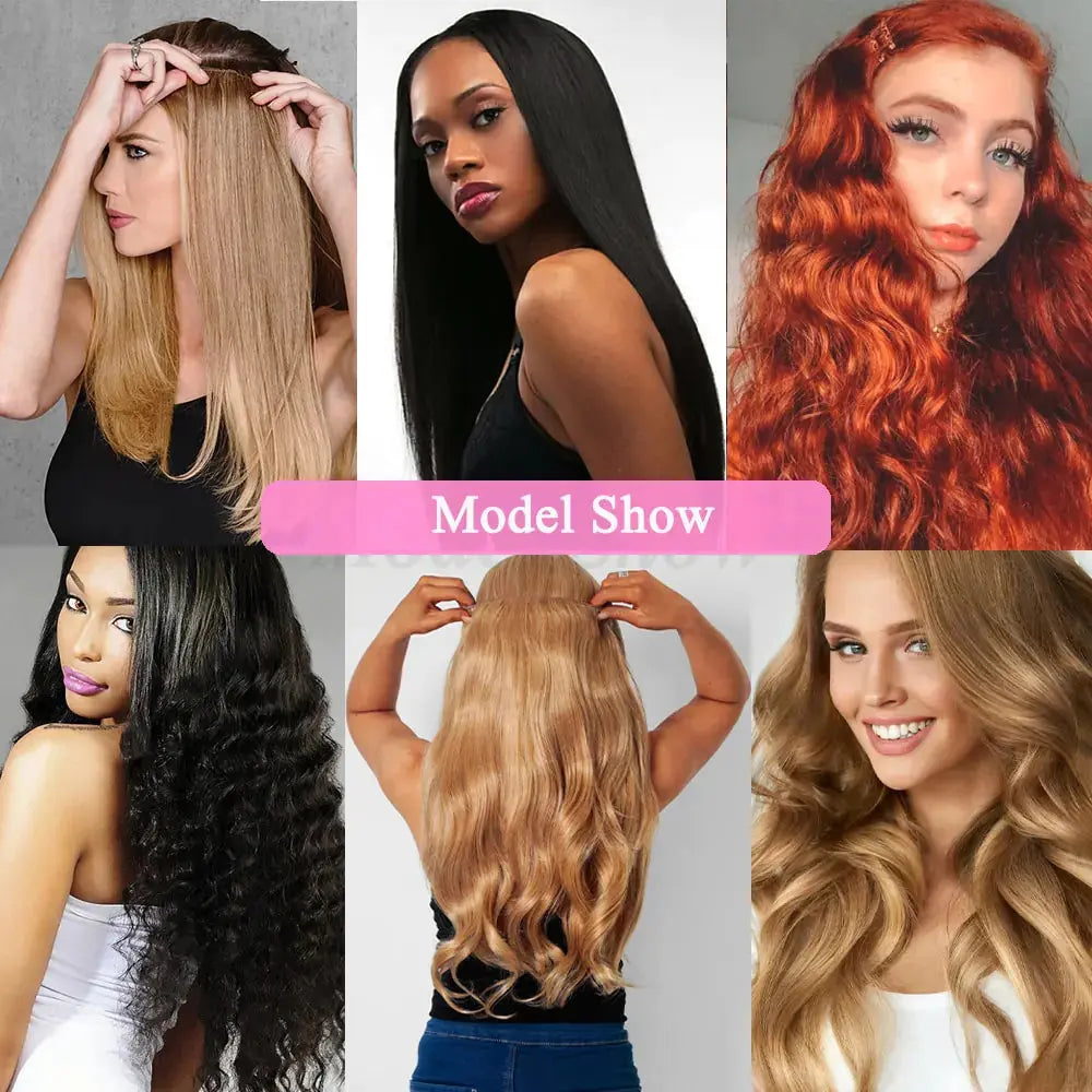 Synthetic No Clip Artificial Hair GLR SHOPPING
