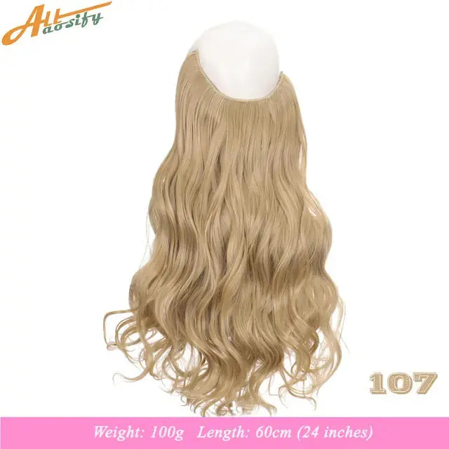 Synthetic No Clip Artificial Hair GLR SHOPPING