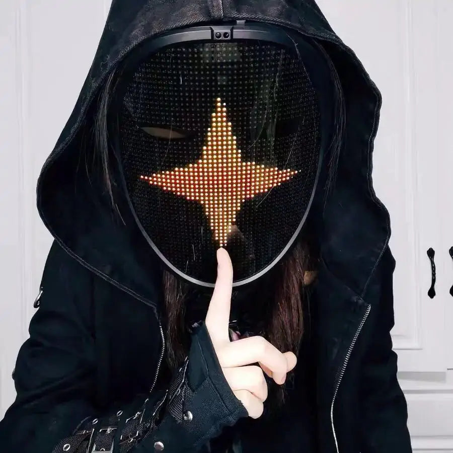 Bluetooth Light Up LED Mask GLR SHOPPING