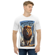 Motivational T-Shirt - Believe You Can Quote - Men's White Graphic Tee GLR SHOPPING