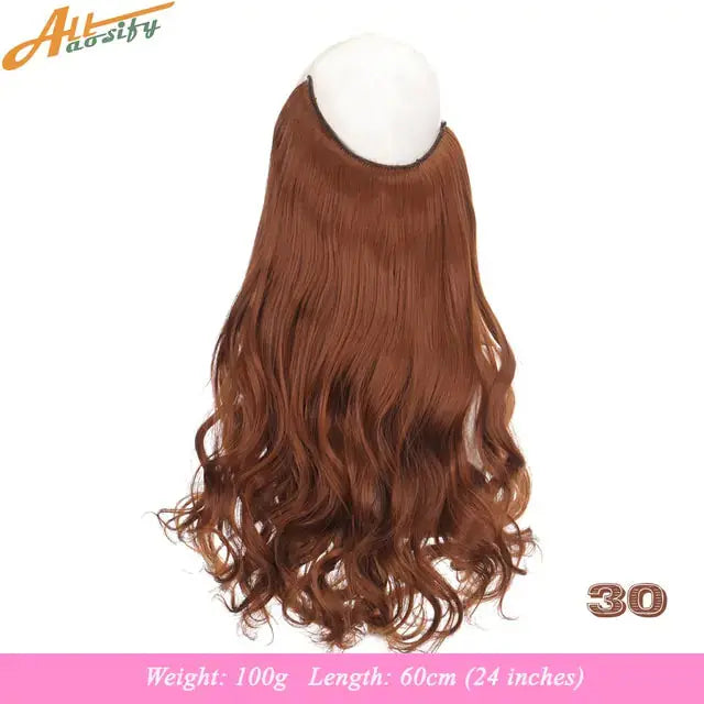 Synthetic No Clip Artificial Hair GLR SHOPPING