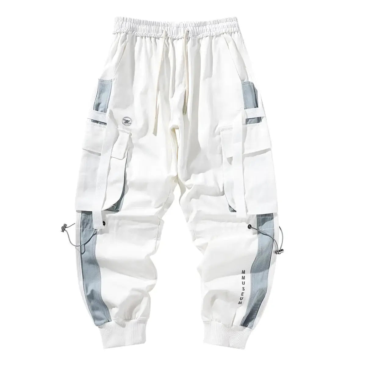 Joggers Men Ribbons Cargo Pants GLR SHOPPING