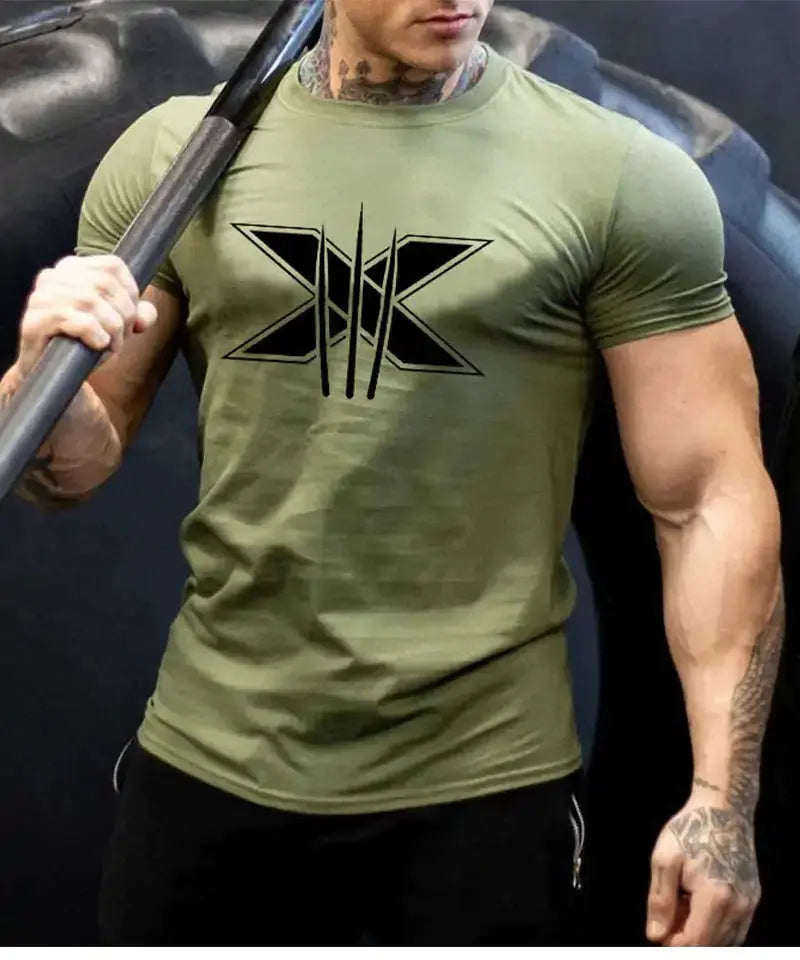 Camisetas com Gráficos de Musculação GLR SHOPPING