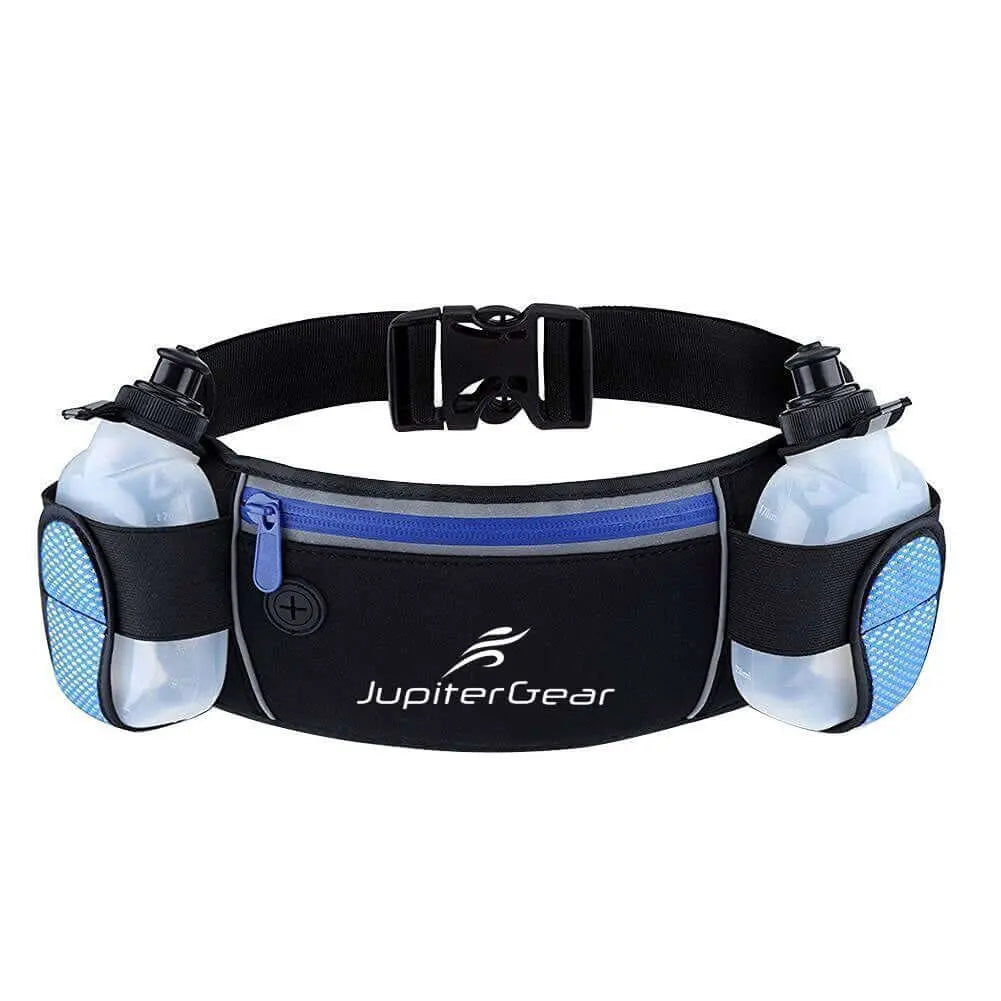 Running Hydration Belt Waist Bag with Water-Resistant Pockets and 2 - GLR SHOPPING
