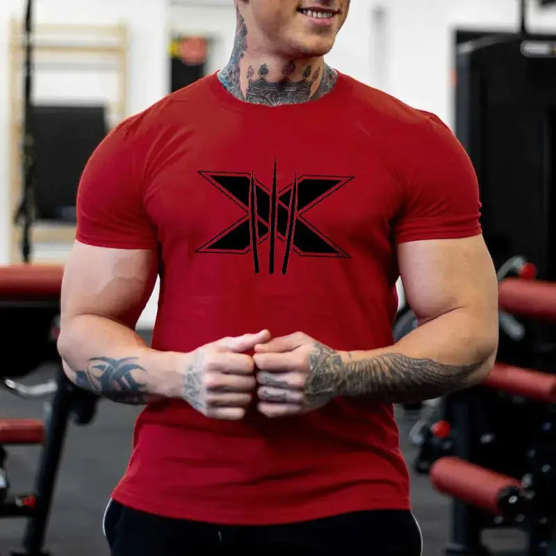 Camisetas com Gráficos de Musculação GLR SHOPPING