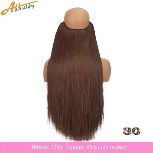 Synthetic No Clip Artificial Hair GLR SHOPPING
