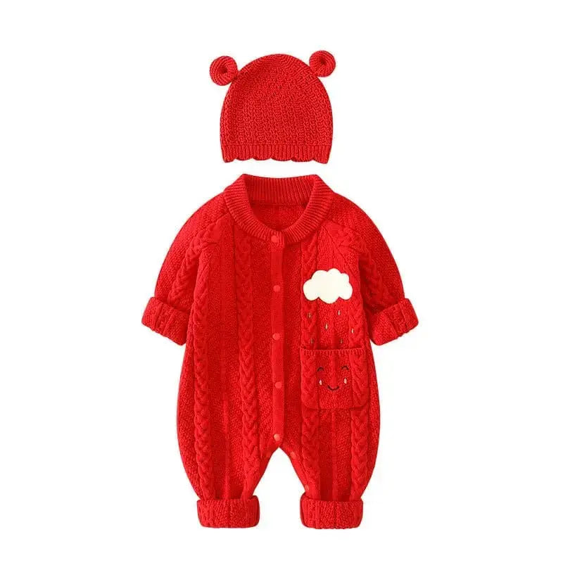 CharmBaby Knit Romper GLR SHOPPING