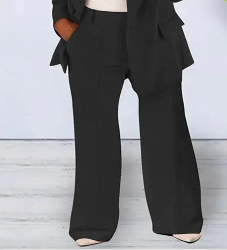 Solid Color Blazer Long Sleeve GLR SHOPPING