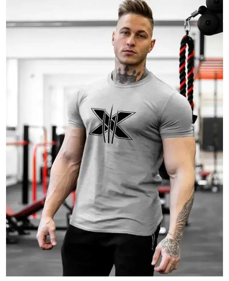 Camisetas com Gráficos de Musculação GLR SHOPPING