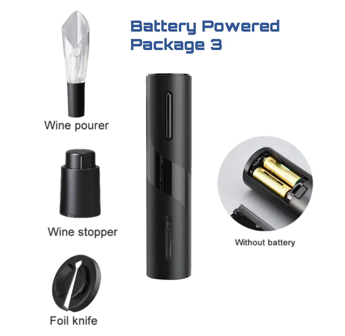 Rechargeable Wine Bottle Opener GLR SHOPPING
