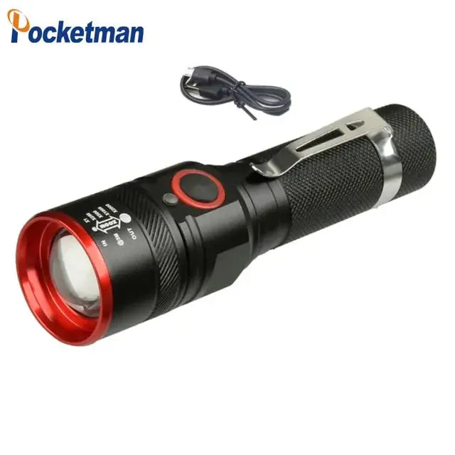 Waterproof 5200LM USB Rechargeable Flash light GLR SHOPPING