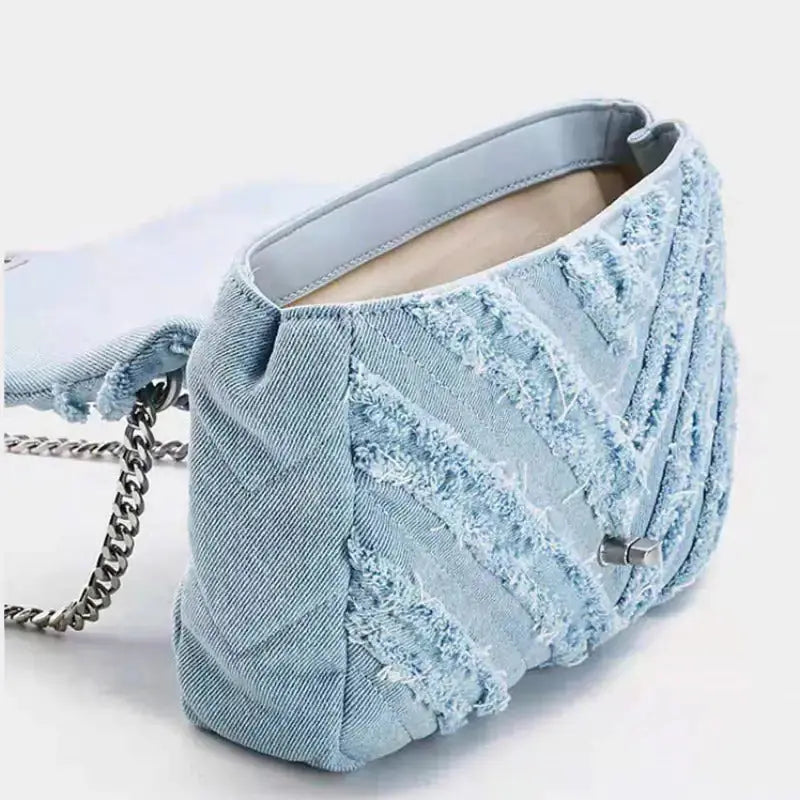 Denim Chain Bag GLR SHOPPING