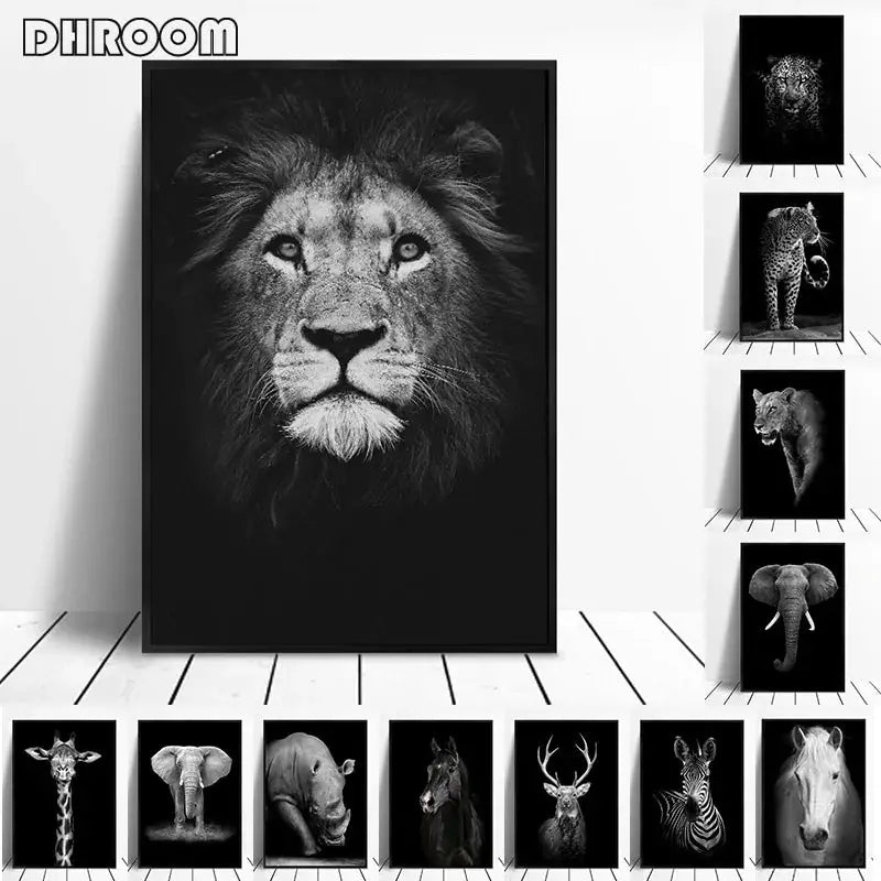 Canvas Painting Animal Wall Art GLR SHOPPING