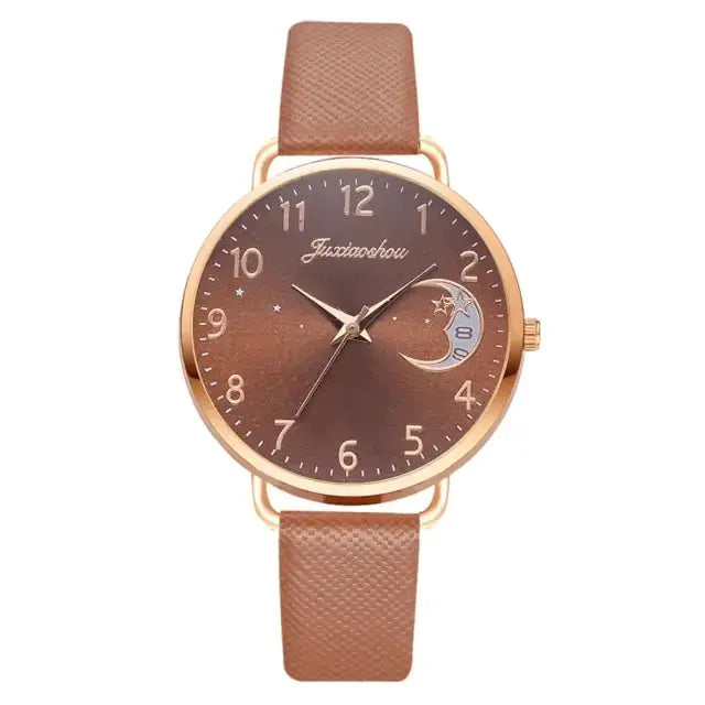 Moon Numbers Bracelet Watches Set GLR SHOPPING