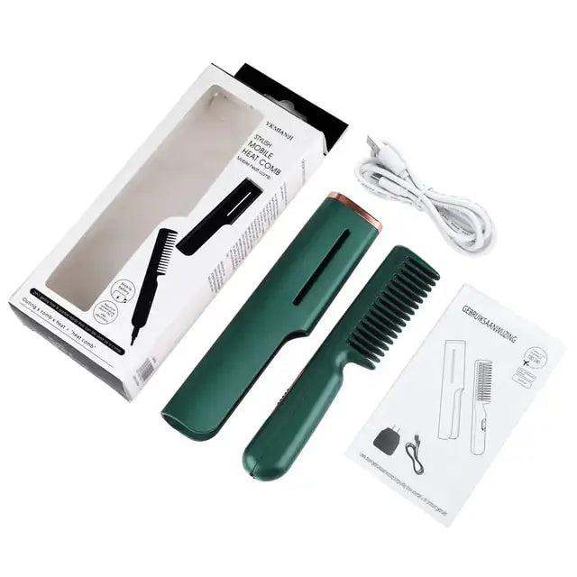 2-in-1 USB Heated Hair Comb GLR SHOPPING