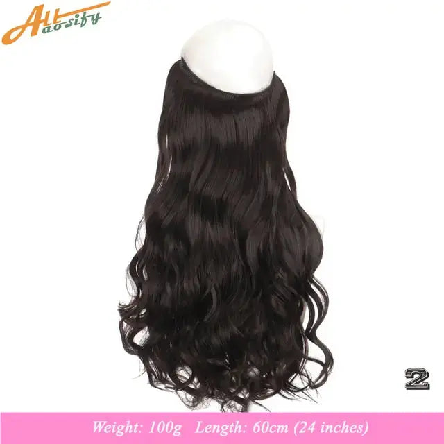 Synthetic No Clip Artificial Hair GLR SHOPPING