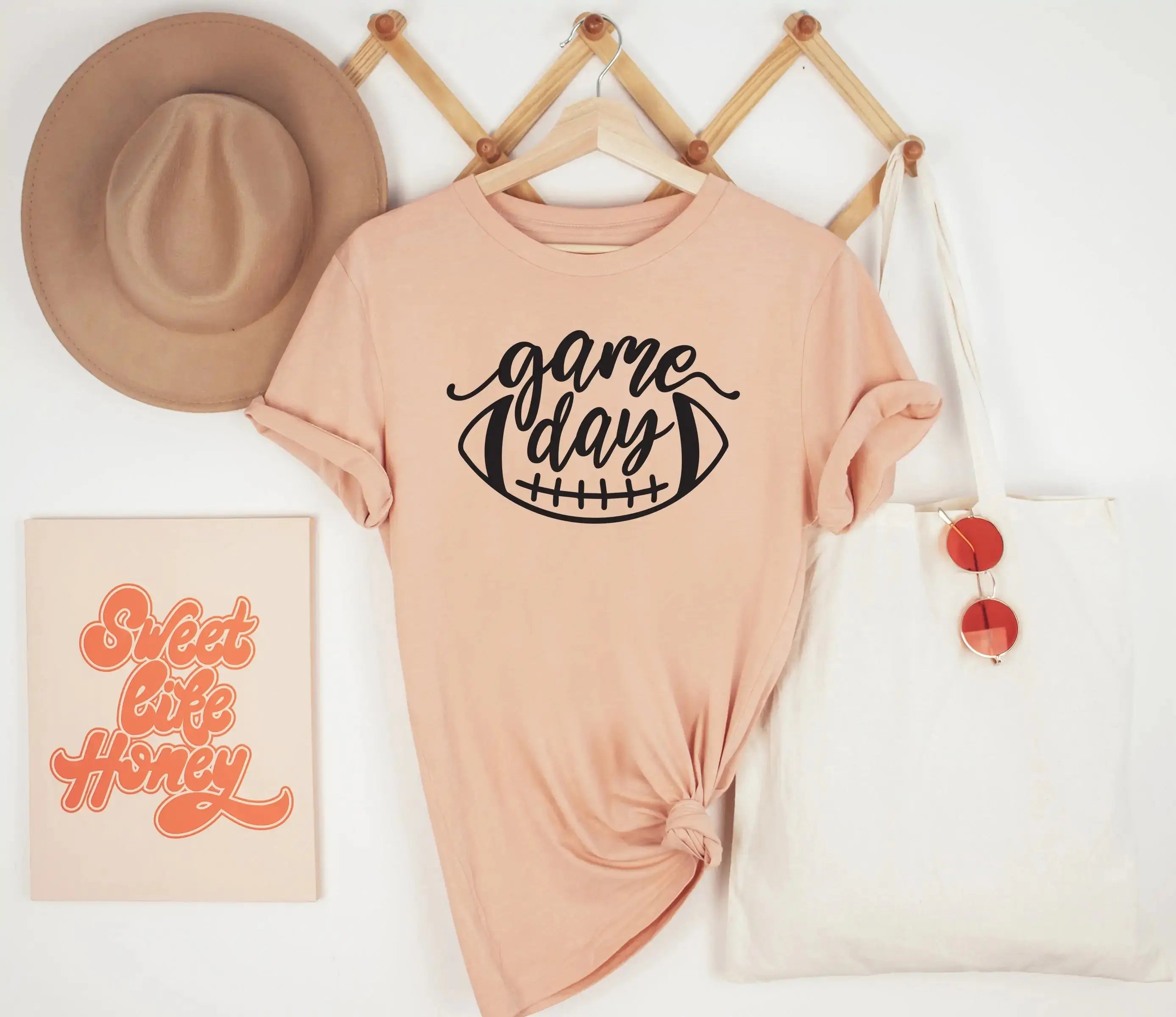 Game Day Football Shirt, Football Shirt, Game Day Vibes Outfit, Football Tee GLR SHOPPING