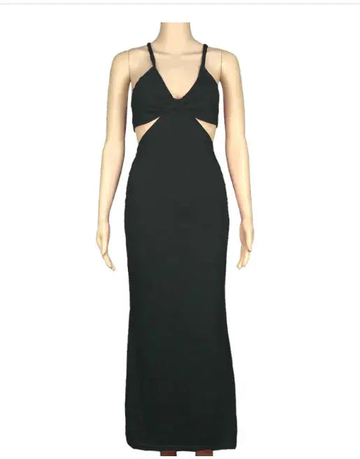 Holder Backless Slit Dress GLR SHOPPING
