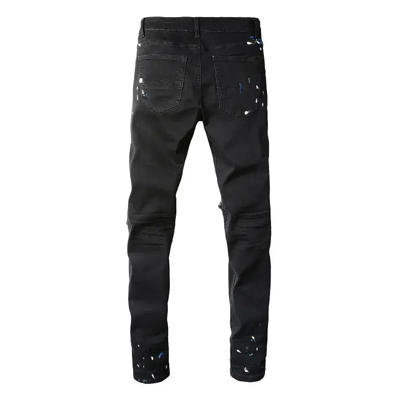 Ripped Painted Jeans GLR SHOPPING