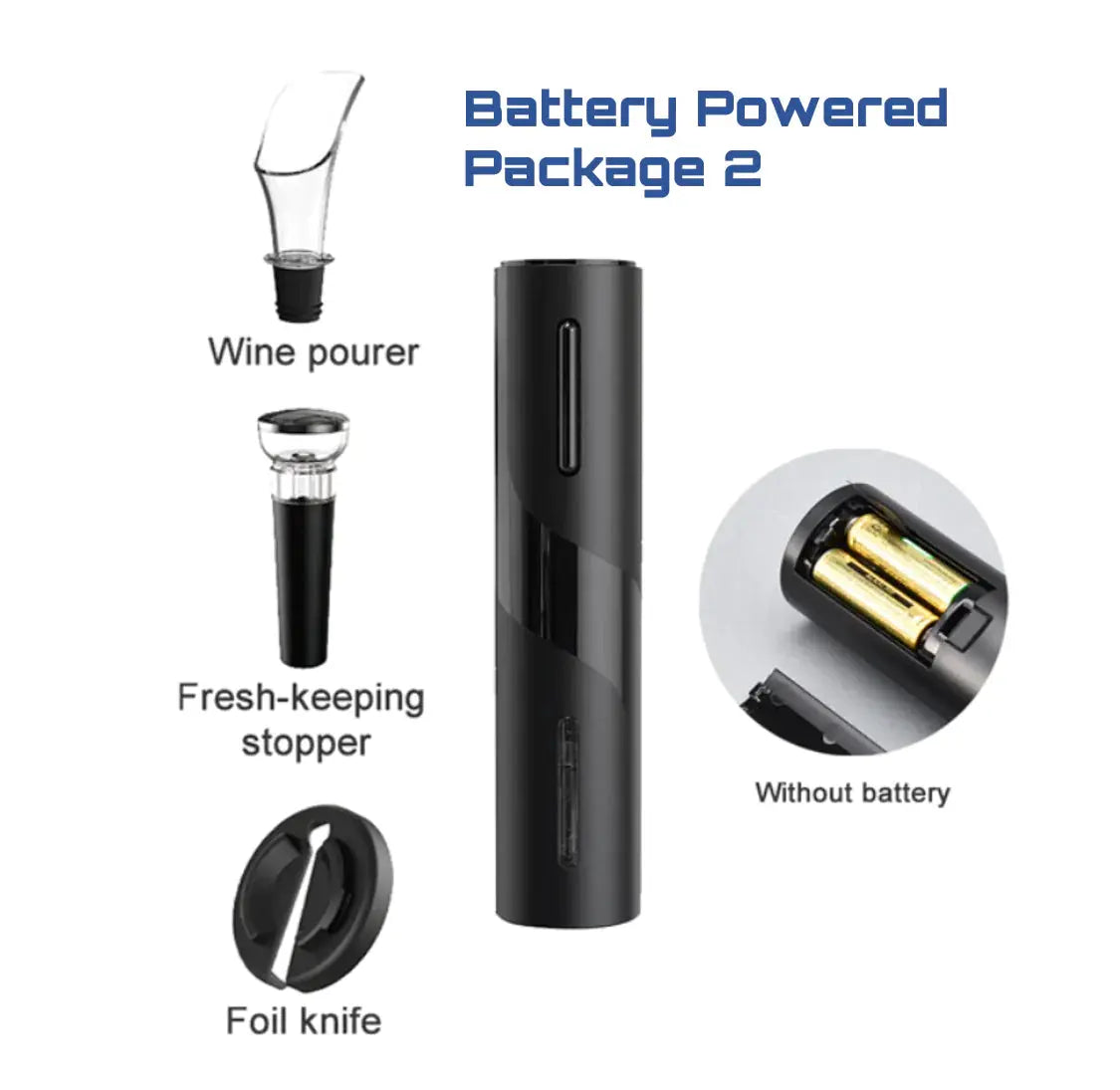 Rechargeable Wine Bottle Opener GLR SHOPPING