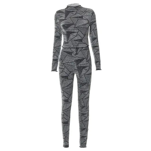Elastic Two Piece Top Leggings Set GLR SHOPPING